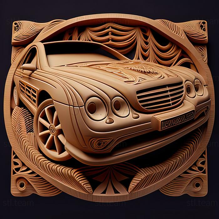 3D model Mercedes Benz CLK (STL)